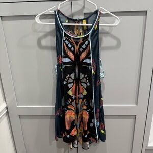 Free People Tribal Print Racerback Tunic Size XS